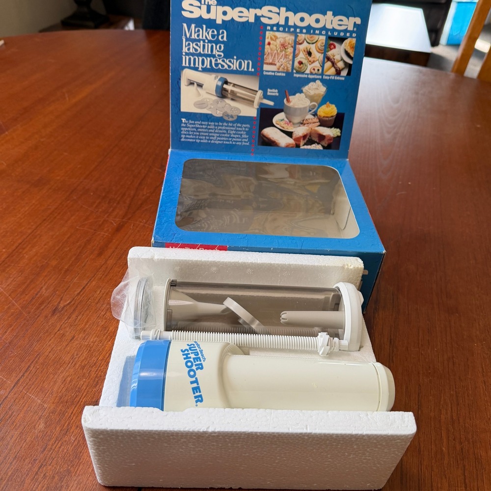 Vintage Hamilton Beach Super Shooter 80000 Cordless Cookie Press Food Decorator